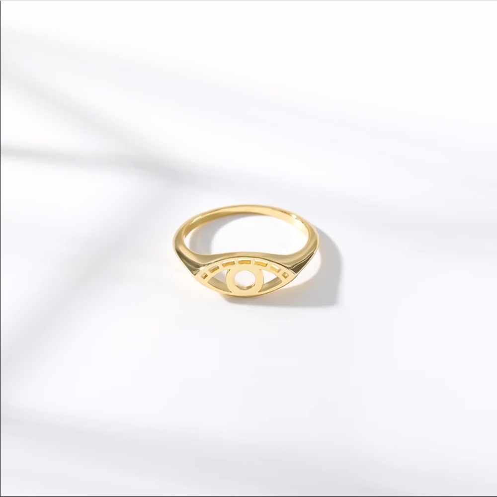 Eve Eye ring plated